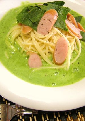 ❤ほうれん草の簡単クリームパスタ❤-レシピのメイン写真