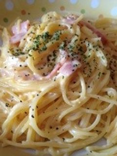 牛乳&全卵で*濃厚カルボナーラ-レシピのメイン写真
