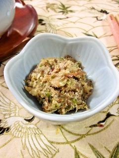 梅鰹&酒かすのおつまみ-レシピのメイン写真