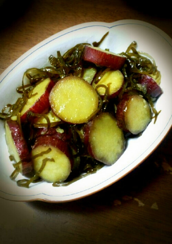 さつまいもと刻み昆布の煮物-レシピのメイン写真