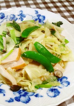 ノンオイル★残り野菜で簡単和風パスタ-レシピのメイン写真