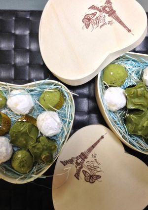 抹茶クランチとクリームチーズのトリュフ-レシピのメイン写真