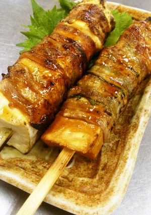 【焼き鳥屋の裏メニュー】豆腐の豚バラ巻き-レシピのメイン写真