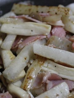 しゃきっとろっ!長芋とベーコン炒め-レシピのメイン写真