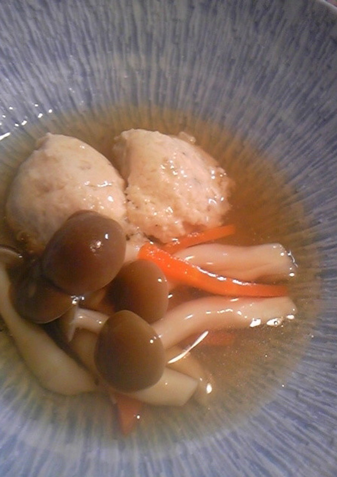 作り置き鶏団子　和風きのこあんかけで。-レシピのメイン写真