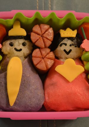 キャラ弁☆お雛様♪-レシピのメイン写真
