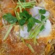 新玉ねぎ入りチキンカツ丼