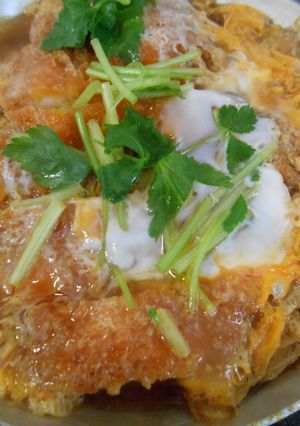新玉ねぎ入りチキンカツ丼-レシピのメイン写真