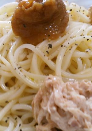 梅ツナマヨさっぱりそうめん-レシピのメイン写真