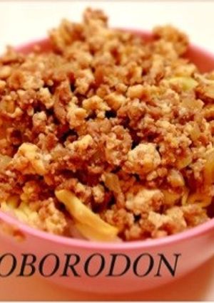 そぼろ豆腐丼-レシピのメイン写真