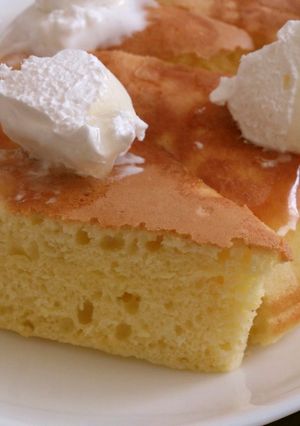ふわふわ分厚いパンケーキ☆-レシピのメイン写真