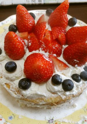 おうちで簡単！手作りショートケーキ-レシピのメイン写真