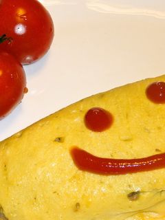 玉ねぎ&ひき肉♡オムレツ-レシピのメイン写真