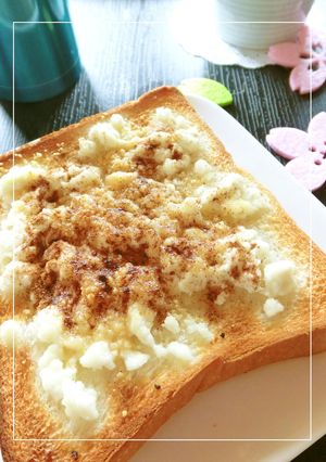 カッテージ×粉チーズの甘塩トースト-レシピのメイン写真