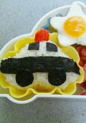 パトカー☆キャラ弁-レシピのメイン写真