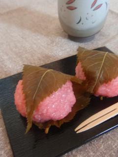 レンジで簡単♪桜もち-レシピのメイン写真