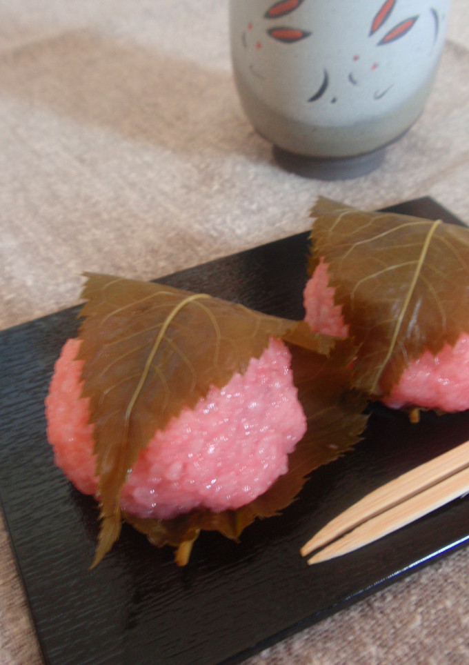 レンジで簡単♪桜もち-レシピのメイン写真