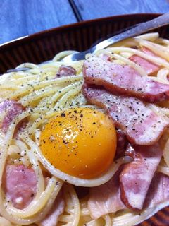 カルボナーラ-レシピのメイン写真