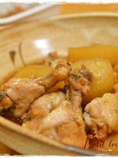 圧力鍋で*手羽元と大根のさっぱり煮-レシピのメイン写真