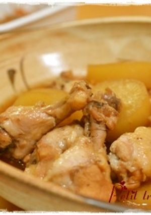 圧力鍋で*手羽元と大根のさっぱり煮-レシピのメイン写真