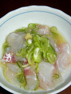 鯛のネギ和え-レシピのメイン写真