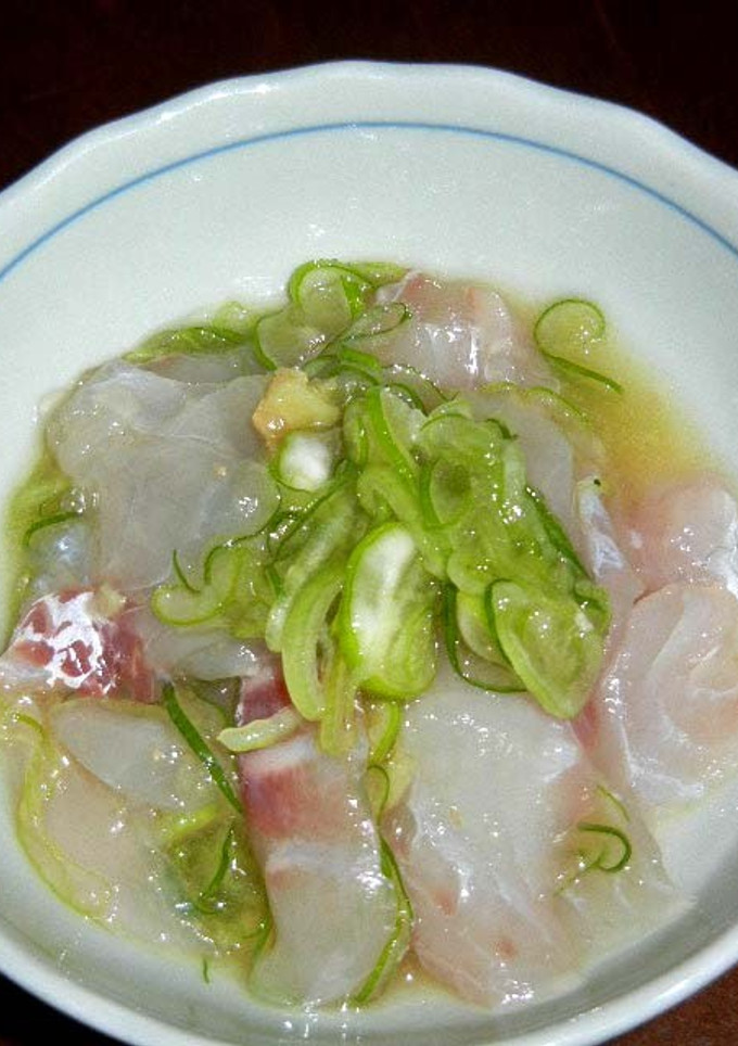 鯛のネギ和え-レシピのメイン写真