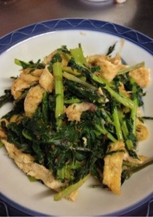 簡単☆エコレシピ！大根の葉の菜焼き-レシピのメイン写真