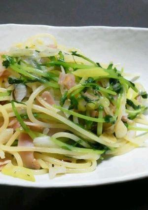 豆苗のペペロンチーノ☆-レシピのメイン写真