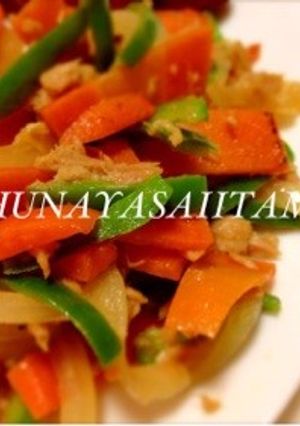ツナの野菜炒め-レシピのメイン写真