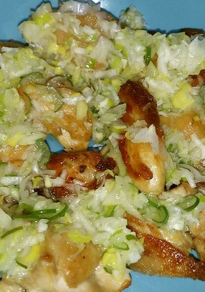 鶏もも肉のネギ塩のせ-レシピのメイン写真
