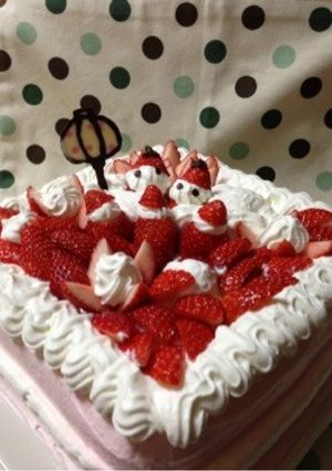 簡単、可愛い！ひな祭りケーキ＊＊-レシピのメイン写真