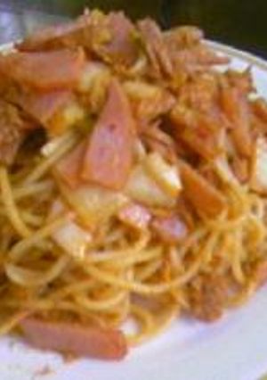 ピリ辛ツナキムチのスパゲティー-レシピのメイン写真