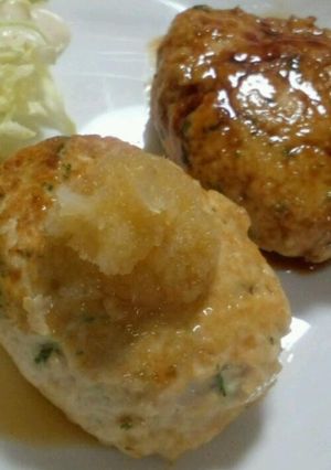 豆腐と鶏と大葉のハンバーグ-レシピのメイン写真