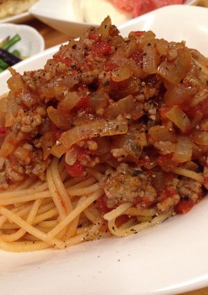 豚ひき肉でボロネーゼ-レシピのメイン写真
