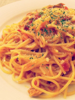 ツナと生トマトのパスタ-レシピのメイン写真