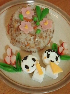 雛祭りデコ☆ちらし寿司-レシピのメイン写真