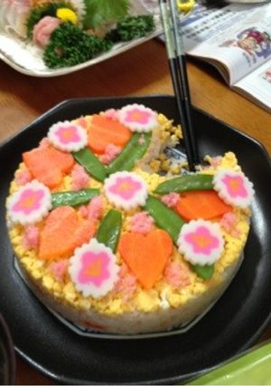 可愛い♡ちらし寿司ケーキ-レシピのメイン写真