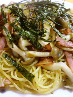 一人飯♪和風きのこパスタ-レシピのメイン写真
