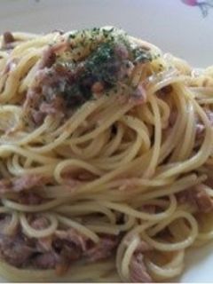 材料ふたつ!絶品ツナ納豆パスタ-レシピのメイン写真