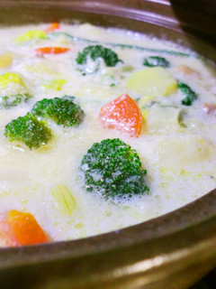 酒粕でほっこり和風ホワイトシチュー-レシピのメイン写真