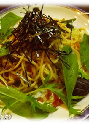 ペペロンチーノ からすみ編-レシピのメイン写真