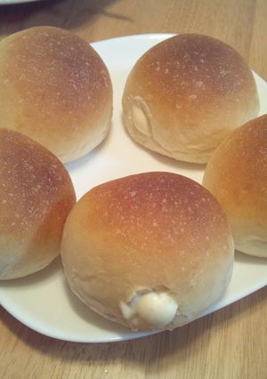 卵アレルギー★ふわとろクリームパン-レシピのメイン写真