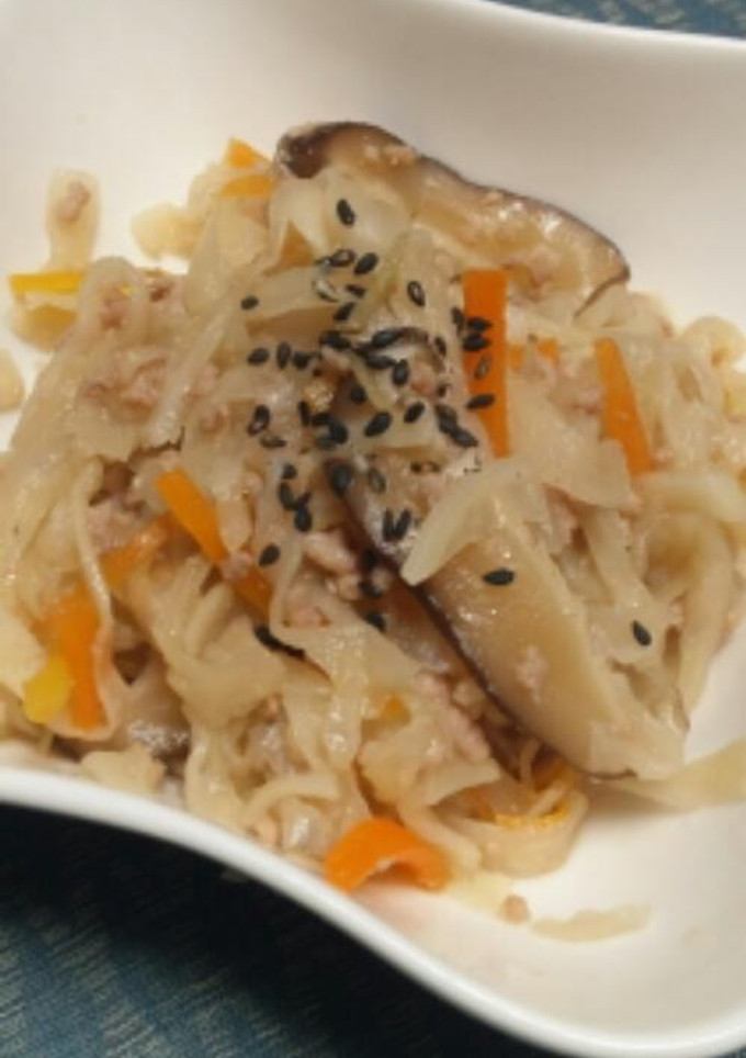 切り干し大根と挽き肉の煮物.･*-レシピのメイン写真