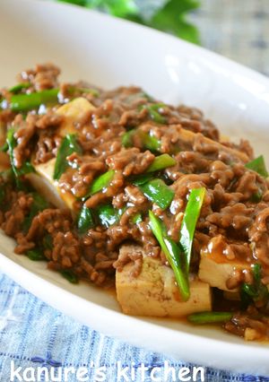 すき焼き風　ひき肉と豆腐の煮込み-レシピのメイン写真