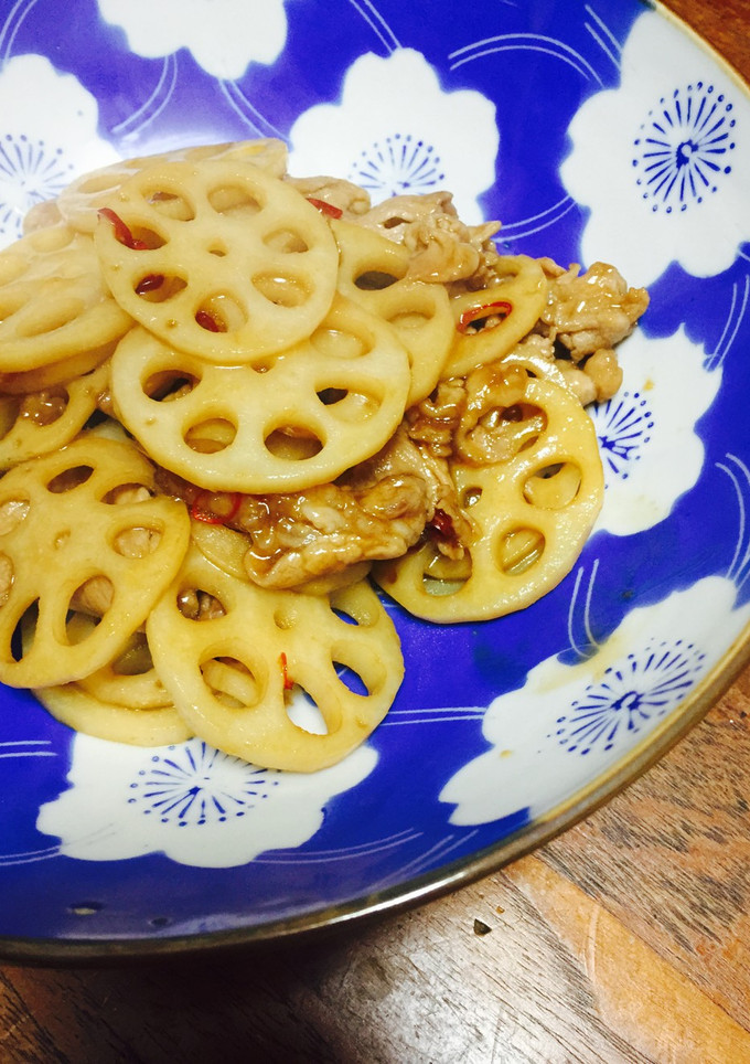 豚肉と蓮根のかんたん酢炒め♪-レシピのメイン写真