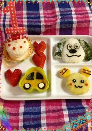 1歳誕生日キャラご飯ワンワンとうーたん-レシピのメイン写真