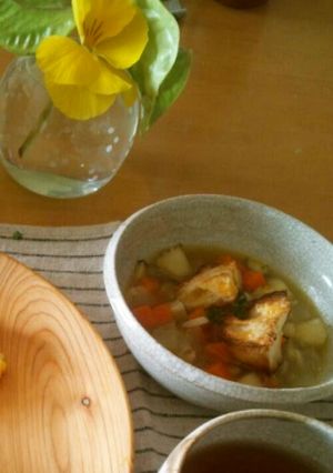 余ったリンゴで美味しいスープ♪-レシピのメイン写真
