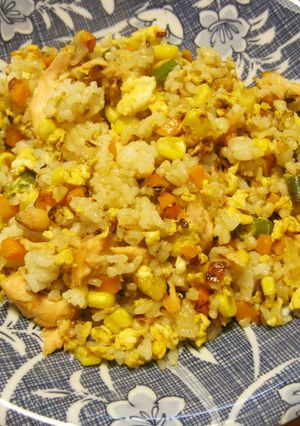 鮭チャーハン-レシピのメイン写真