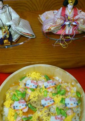 簡単ひな祭りちらし-レシピのメイン写真