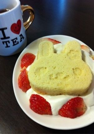 フワフワ♥レンジで低糖質ケーキ♥-レシピのメイン写真